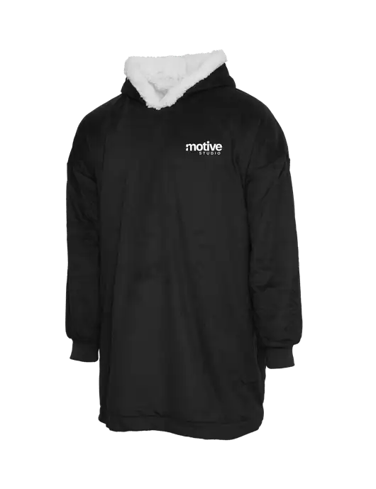Wearable Lodge Black Blanket w/Motive Studio Logo