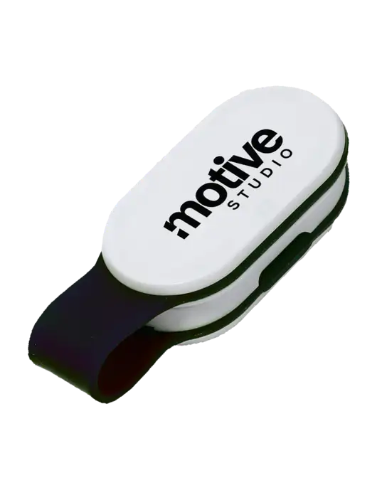 Magna Clip Black Personal Safety Light w/Motive Studio Logo