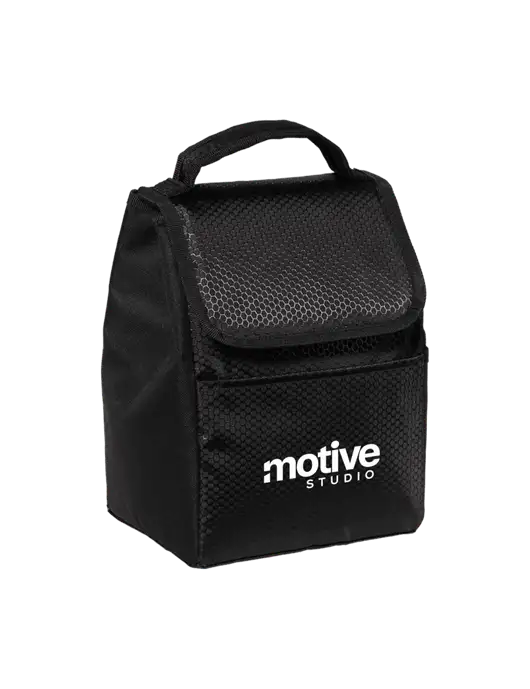 Lunch Bag Black Cooler w/Motive Studio Logo