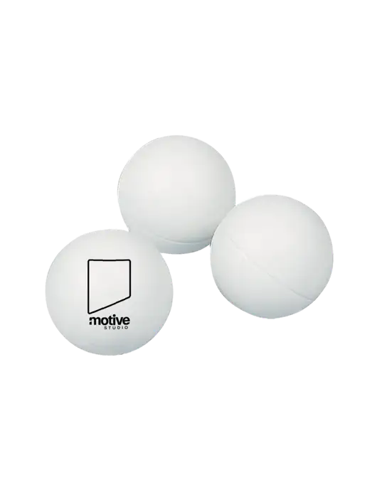 3-Pack 1-Star White Ping Pong Balls w/Motive Studio Logo