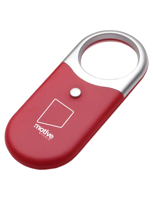 Compact Red Magnifier Light w/Motive Studio Logo