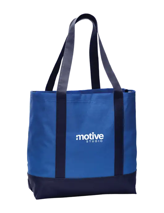 Carryall Blue/Navy Day Tote Twilight w/Motive Studio Logo