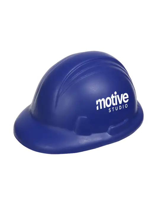 Dark Royal Hard Hat Stress Reliever w/Motive Studio Logo