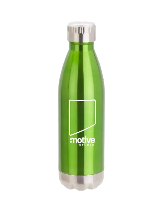 City Go Green 17 oz Insulated Bottle w/Motive Studio Logo