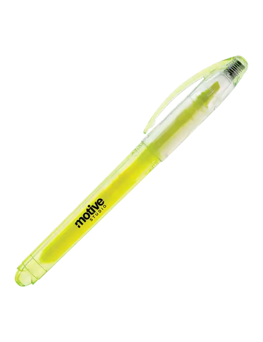 Inshore Liquid Yellow Highlighter w/Motive Studio Logo