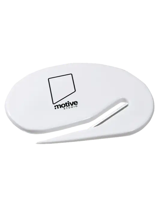 Oval Letter Opener w/Motive Studio Logo