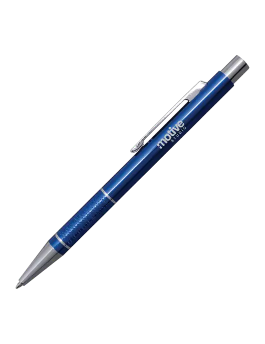 St George Blue Pen - Blue Ink w/Motive Studio Logo