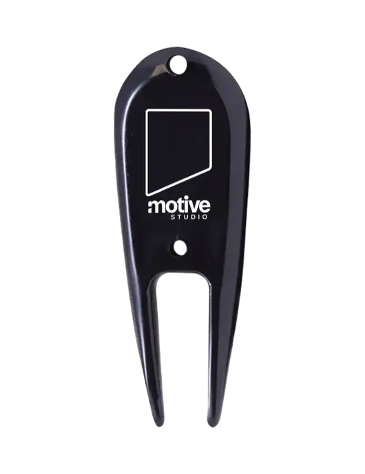 Black Divot Tool w/Motive Studio Logo