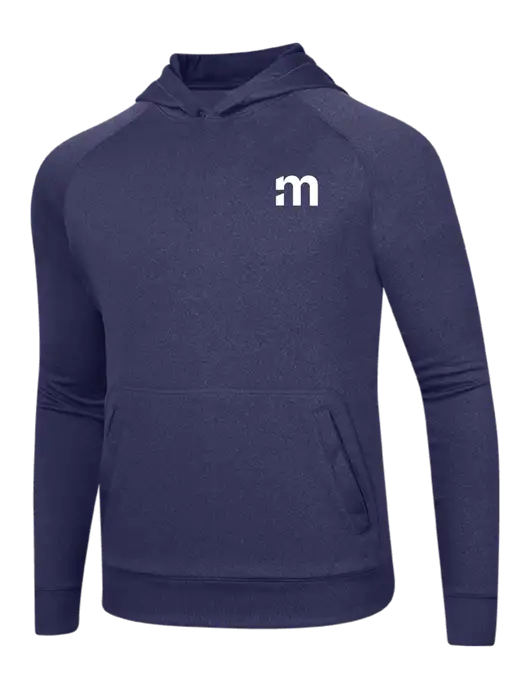 Tech True Navy Fleece Hooded Sweatshirt w/m Icon Logo