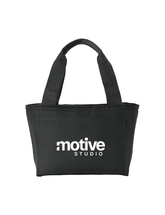 Iso Black Lunch Tote w/Motive Studio Logo