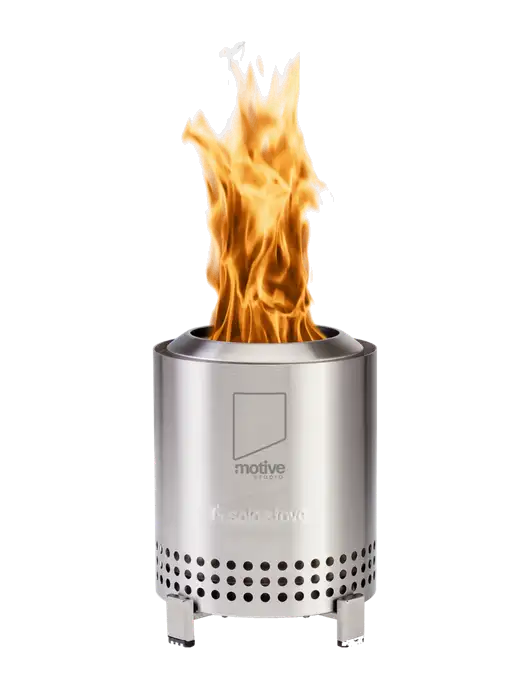 Solo Stove Stainless Steel Mesa  w/Motive Studio Logo