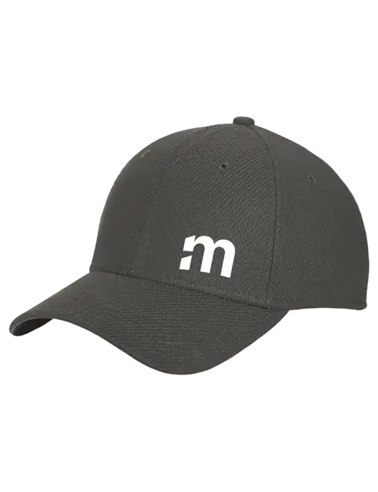 New Era Diamond Era Very Dark Grey Stretch Cap w/m Icon Logo
