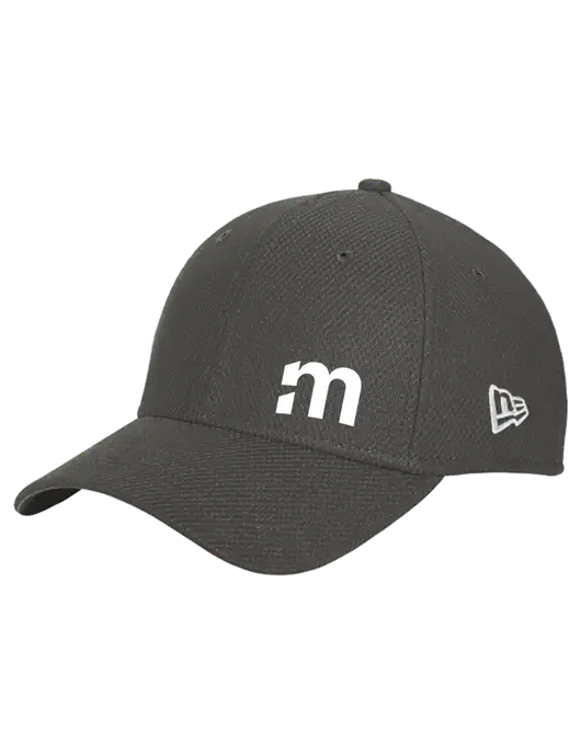 New Era Diamond Era Very Dark Grey Stretch Cap w/m Icon Logo