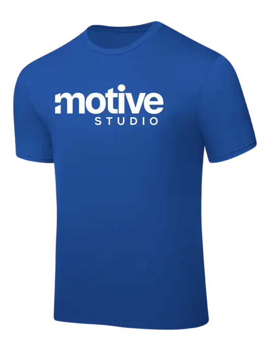 Royal PosiCharge Competitor Tee w/Motive Studio Logo