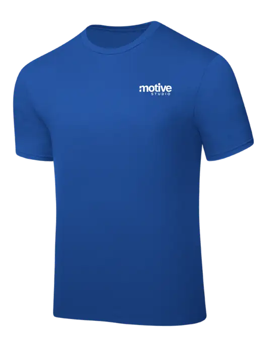 Royal PosiCharge Competitor Tee w/Motive Studio Logo