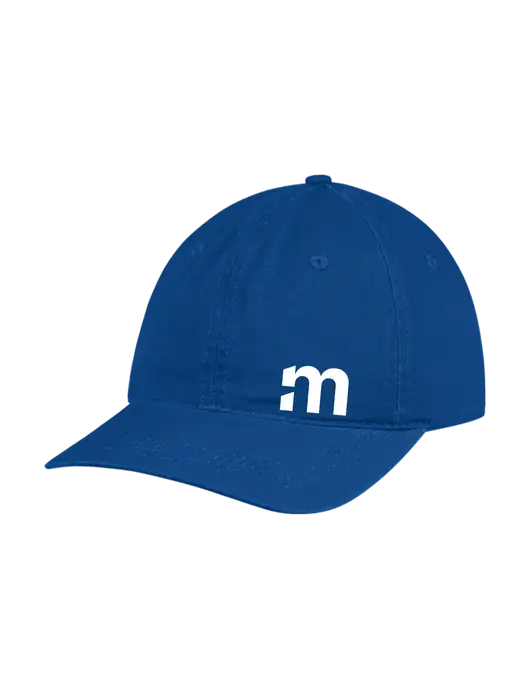 Garment Washed Unstructured Twill Royal Cap w/m Icon Logo