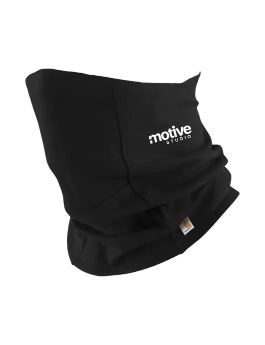 Carhartt Black Cotton Blend Filter Pocket Gaiter w/Motive Studio Logo