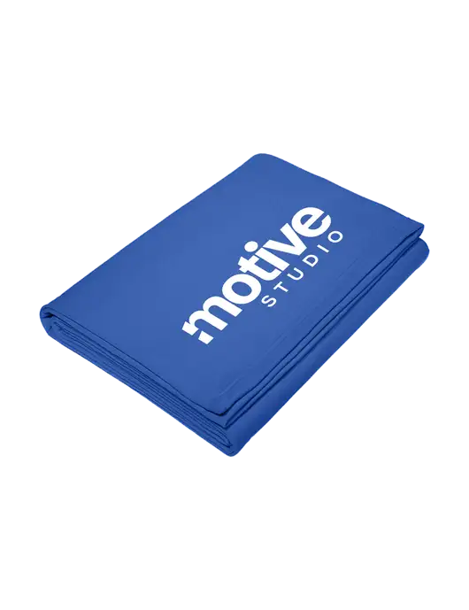 Core Royal Fleece Sweatshirt Blanket w/Motive Studio Logo
