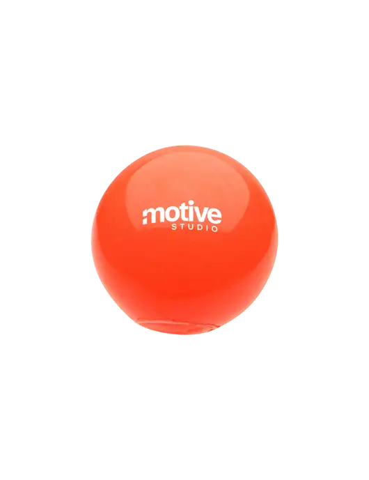 Light Up Red Bounce Ball w/Motive Studio Logo