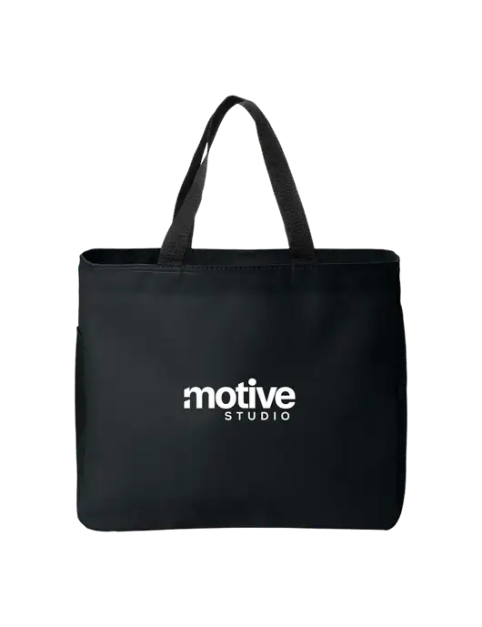 Essential Black Tote w/Motive Studio Logo