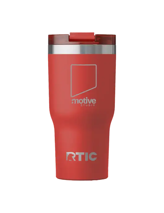 RTIC Essential 30 oz Red Tumbler w/Motive Studio Logo