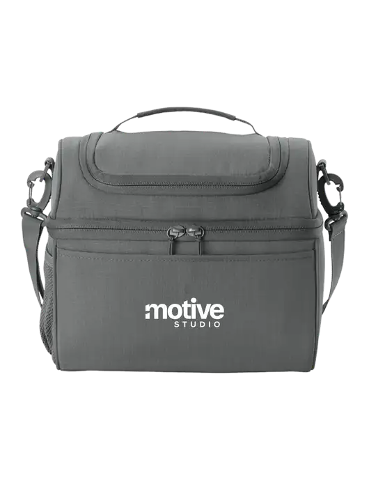 Polar Lunch Medium Grey Cooler w/Motive Studio Logo