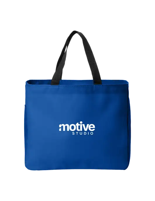 Essential Royal Tote w/Motive Studio Logo