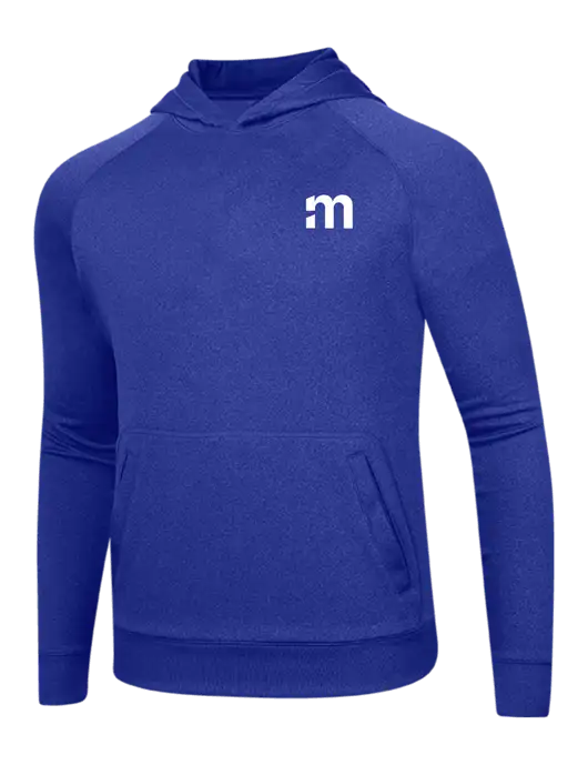 Tech True Royal Fleece Hooded Sweatshirt w/m Icon Logo
