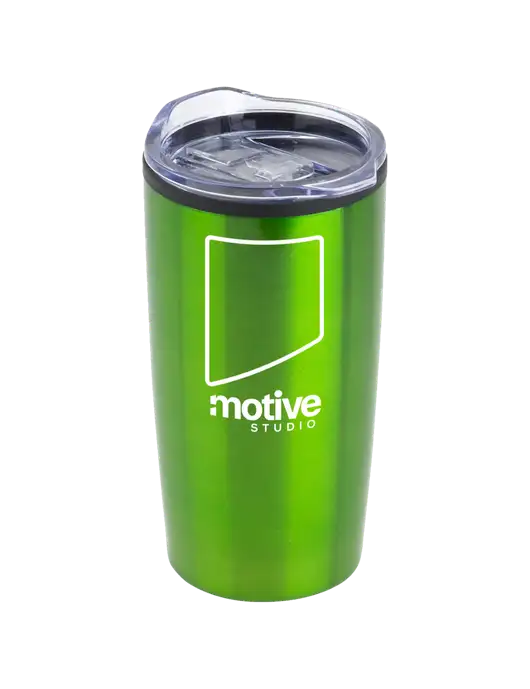 Olympus Green 20 oz Tumbler w/Motive Studio Logo