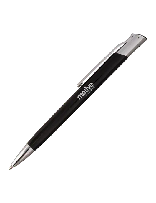 San Malo Black Pen - Black Ink w/Motive Studio Logo