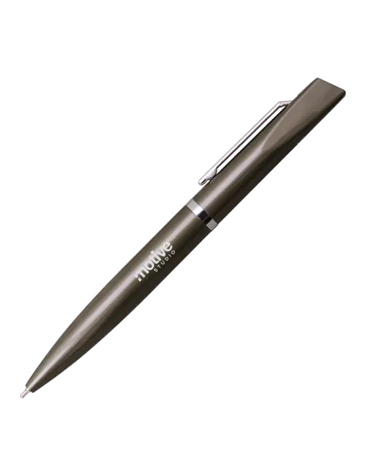 Santos Gunmetal Pen - Black Ink w/Motive Studio Logo