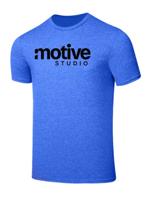 Seriously Soft Royal Frost T-Shirt w/Motive Studio Logo