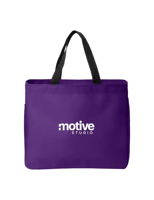Essential Purple Tote w/Motive Studio Logo