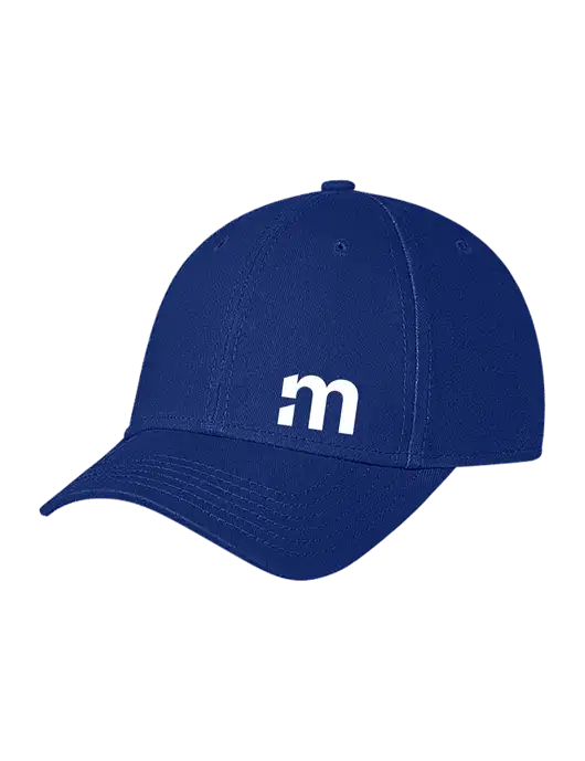 Royal Structured Soft Snap Closure Hook & Loop Cap w/m Icon Logo