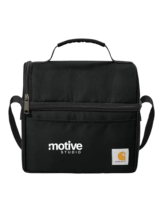 Carhartt Black Lunch 6-Can Cooler w/Motive Studio Logo