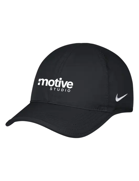 Nike Black Featherlight Cap w/Motive Studio Logo