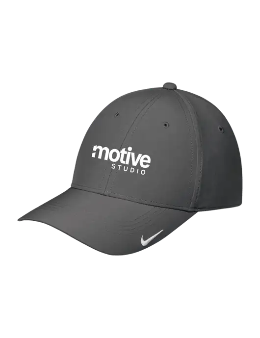 Nike Dark Grey Dri-FIT Legacy Cap w/Motive Studio Logo