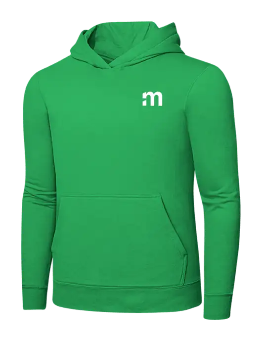 Light Kelly Green 7.8 oz Ring Spun Hooded Sweatshirt w/m Icon Logo
