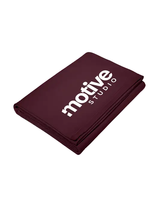 Core Maroon Fleece Sweatshirt Blanket w/Motive Studio Logo