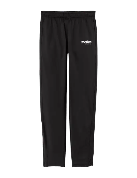 Tricot Black Track Jogger w/Motive Studio Logo