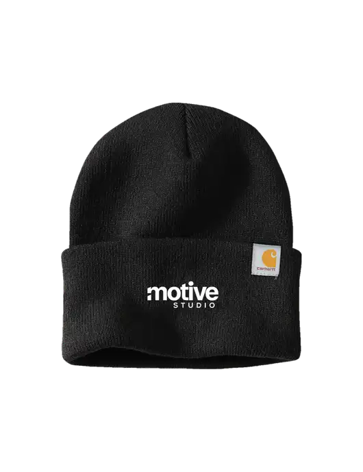 Carhartt Black Watch Cap 2.0 w/Motive Studio Logo