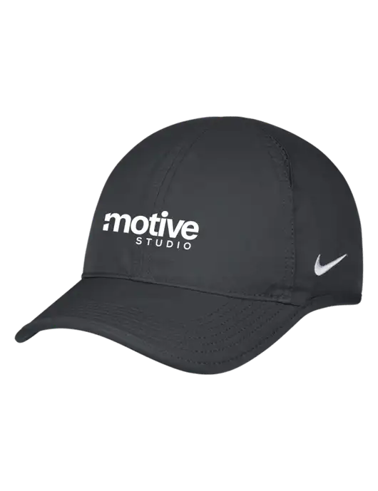 Nike Charcoal Featherlight Cap w/Motive Studio Logo