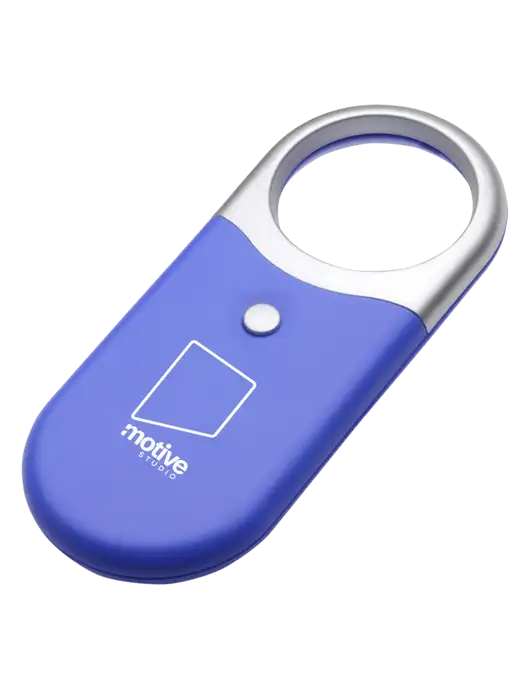 Compact Blue Magnifier Light w/Motive Studio Logo