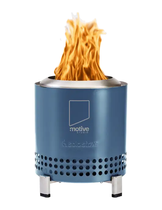 Solo Stove Light Navy Mesa XL w/Motive Studio Logo
