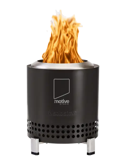 Solo Stove Black Mesa XL w/Motive Studio Logo