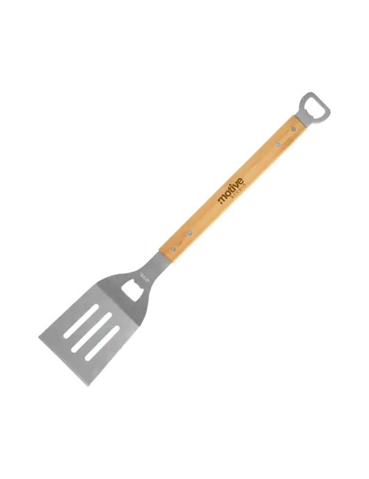 Bamboo BBQ Spatula w/Motive Studio Logo