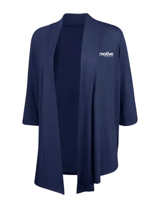 Dress Navy Blue Womens Concept Shrug w/Motive Studio Logo
