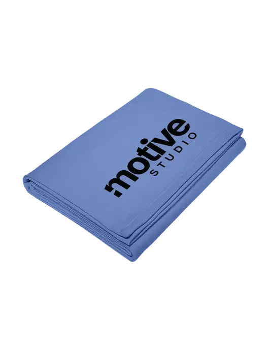 Core Carolina Blue Fleece Sweatshirt Blanket w/Motive Studio Logo