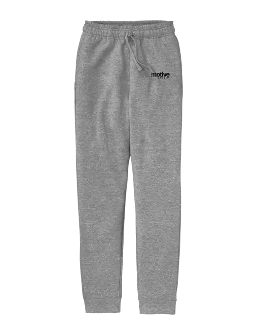 Core Fleece Light Grey Jogger w/Motive Studio Logo