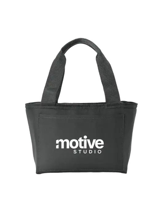 Iso Dark Grey Lunch Tote w/Motive Studio Logo